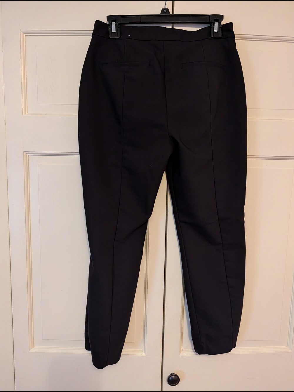 Express Black Cropped Tailored Ankle Pants - Picture 7 of 7